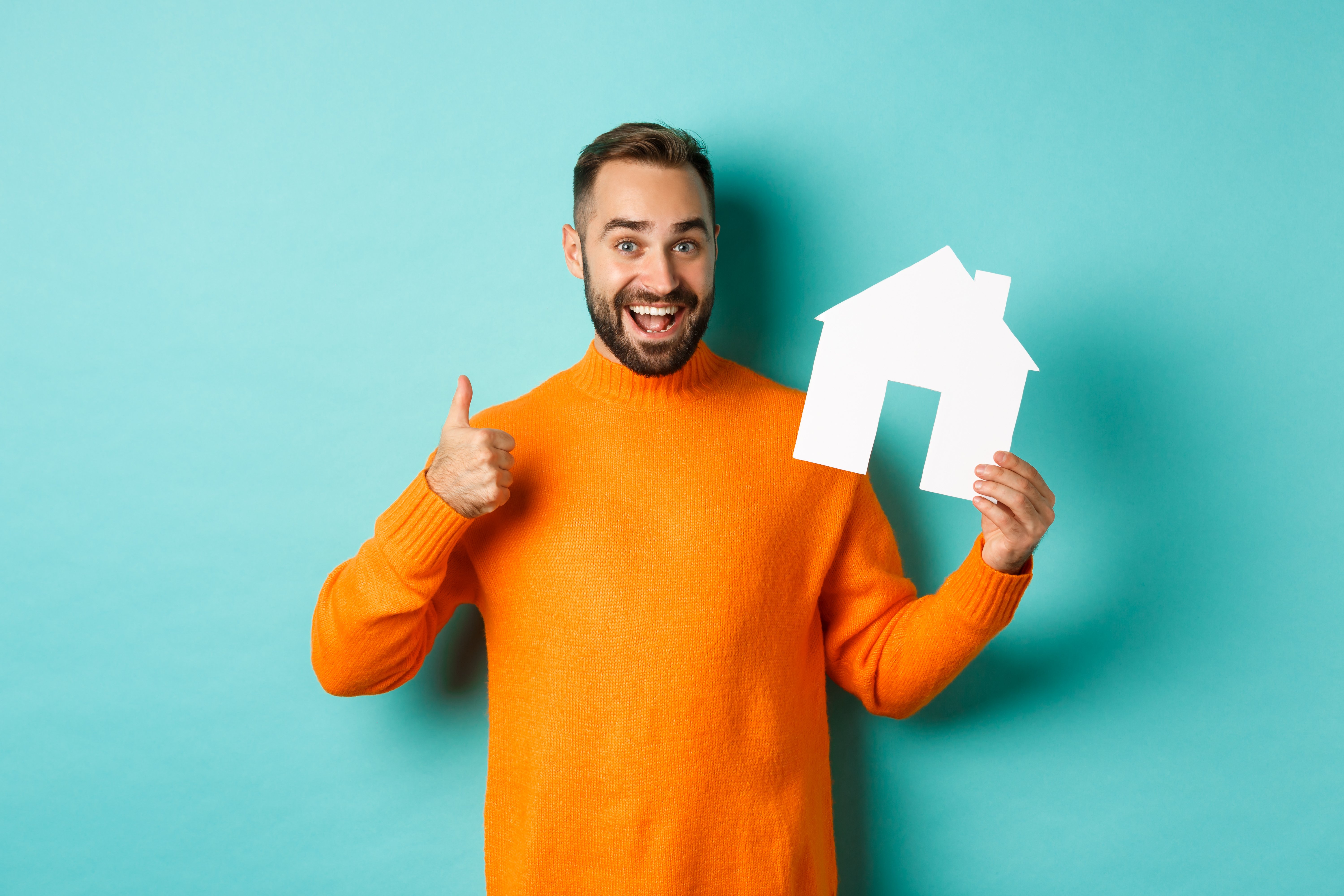 real-estate-concept-satisfied-man-recommending-agency-showing-thumb-up-house-maket