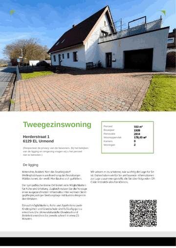 Brochurepagina — objectgegevens